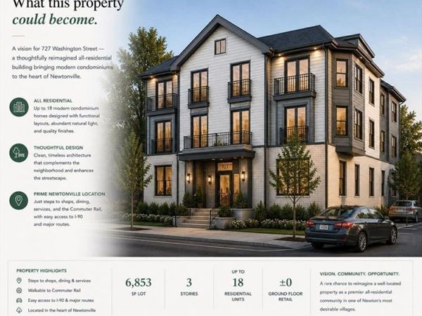 727 Washington St, Newton, MA 02458