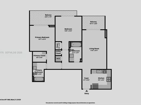 2525 SW 3rd Ave , Unit 1009, Miami, FL 33129