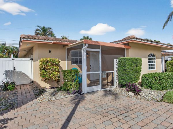 3207 Marine Drive, Unit A, Pompano Beach, FL 33062