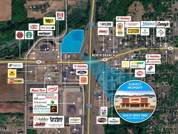 5360 st croix Trail , North Branch, MN 55056