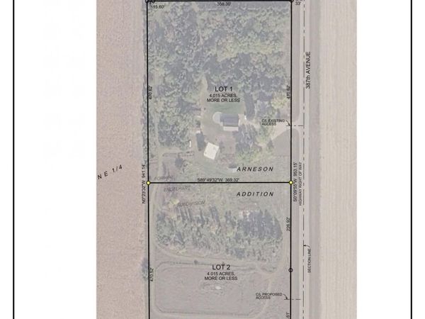 11715 387TH.  LOT 2 AVENUE, Westport, SD 57481