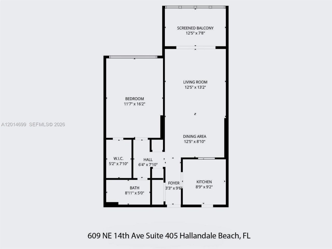 609 NE 14th Ave , Unit 405, Hallandale Beach, FL 33009 Photo