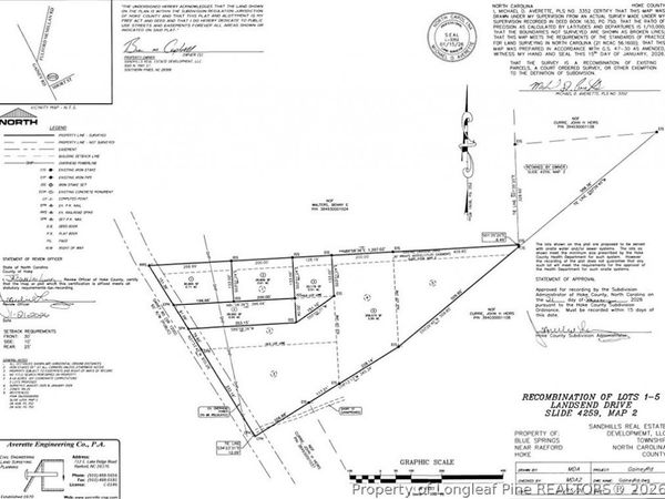 Lot 2 Landsend Drive, Raeford, NC 28376