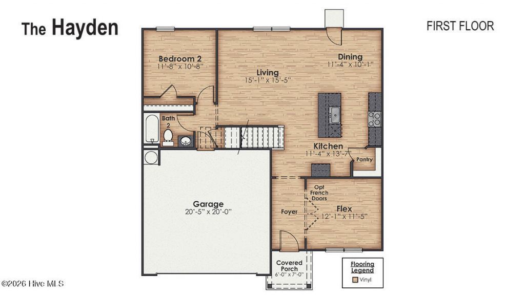 1102 Pampas Grass Drive, Unit Lot 338, Castle Hayne, NC 28429 Main Photo