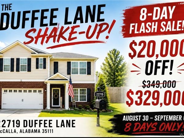 22719 Duffee Lane, McCalla, AL 35111
