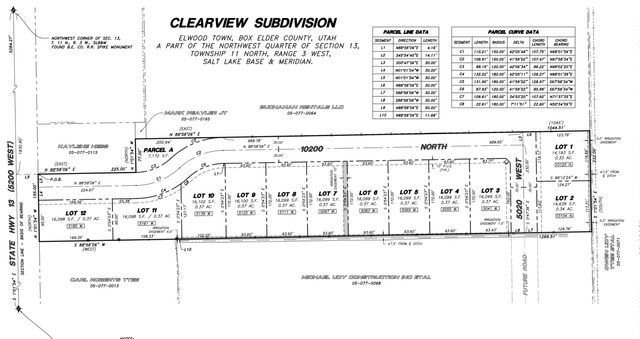 5111 W 10100 N, Lot #8, Elwood, UT 84337 Main Photo