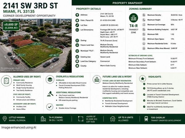 2141 SW 3rd St , Miami, FL 33135
