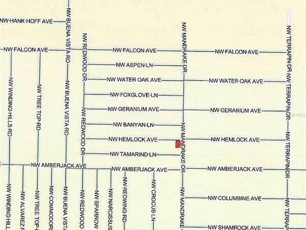 lot 32 NW HEMLOCK AVENUE , DUNNELLON, FL 34431