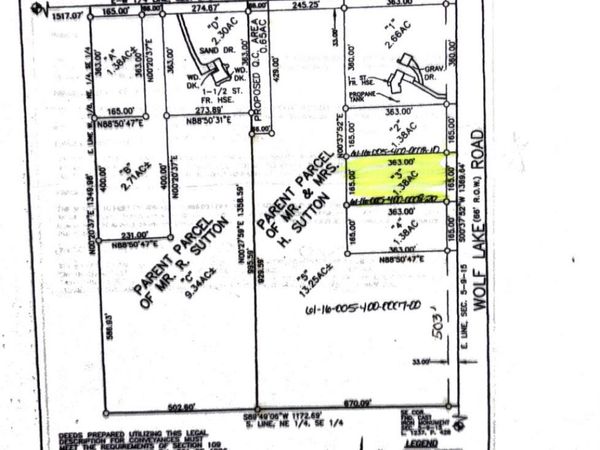 000 S Wolf Lake Road, Fruitport, MI 49415
