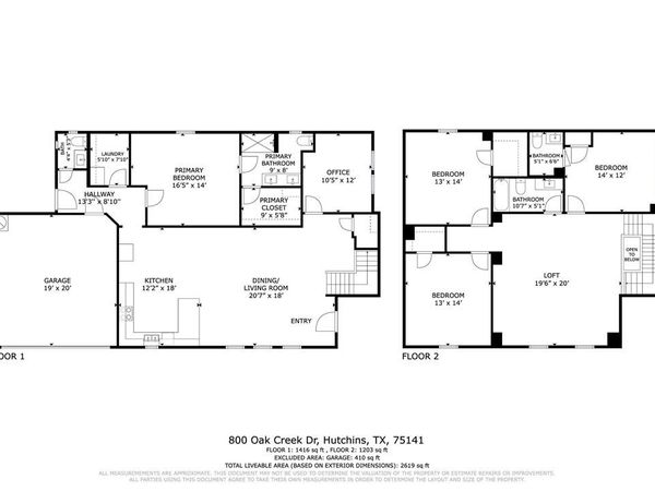 800 Oak Creek Drive, Hutchins, TX 75141