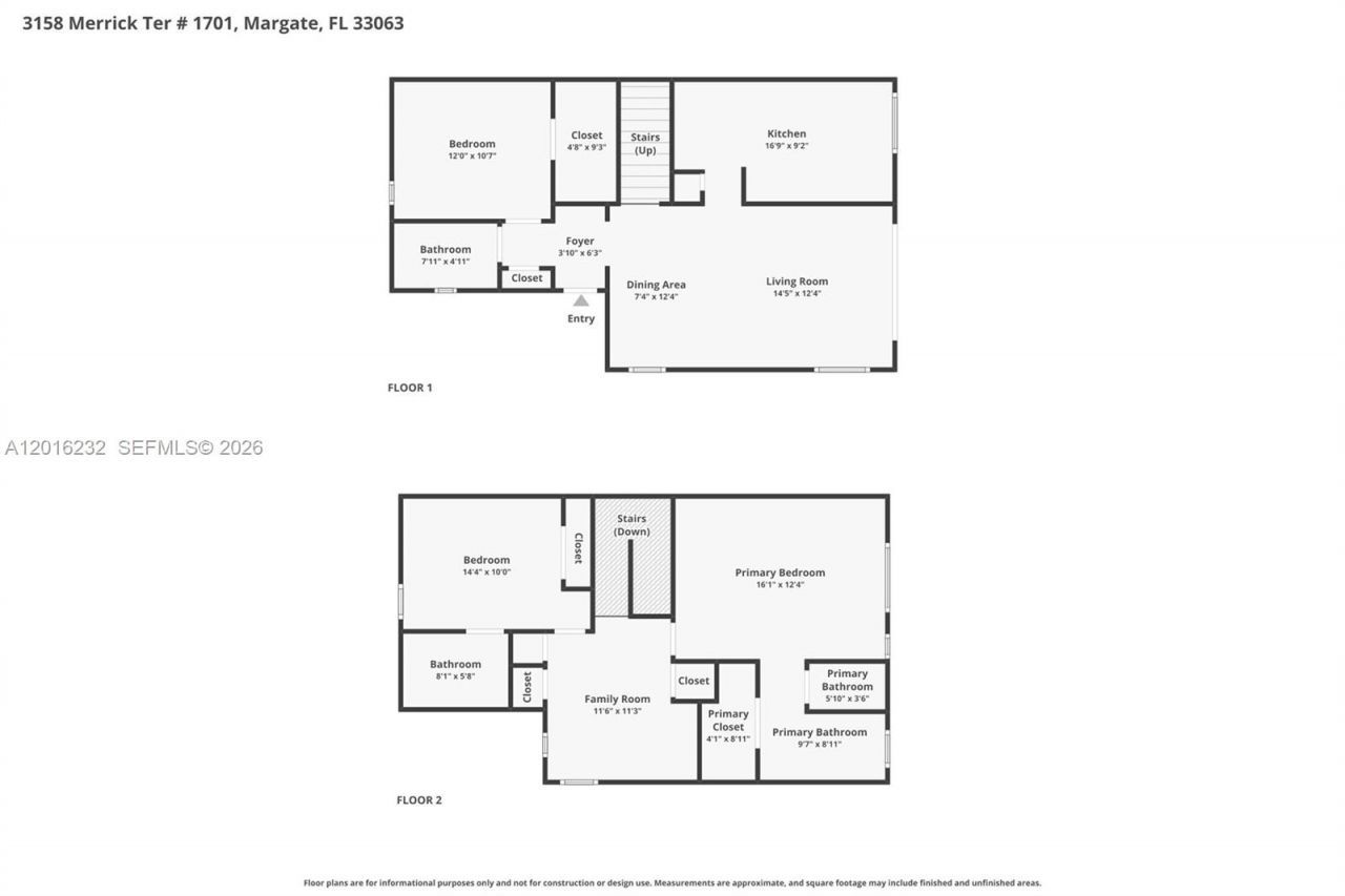 3158 Merrick Ter , Unit 1701, Margate, FL 33063 Photo