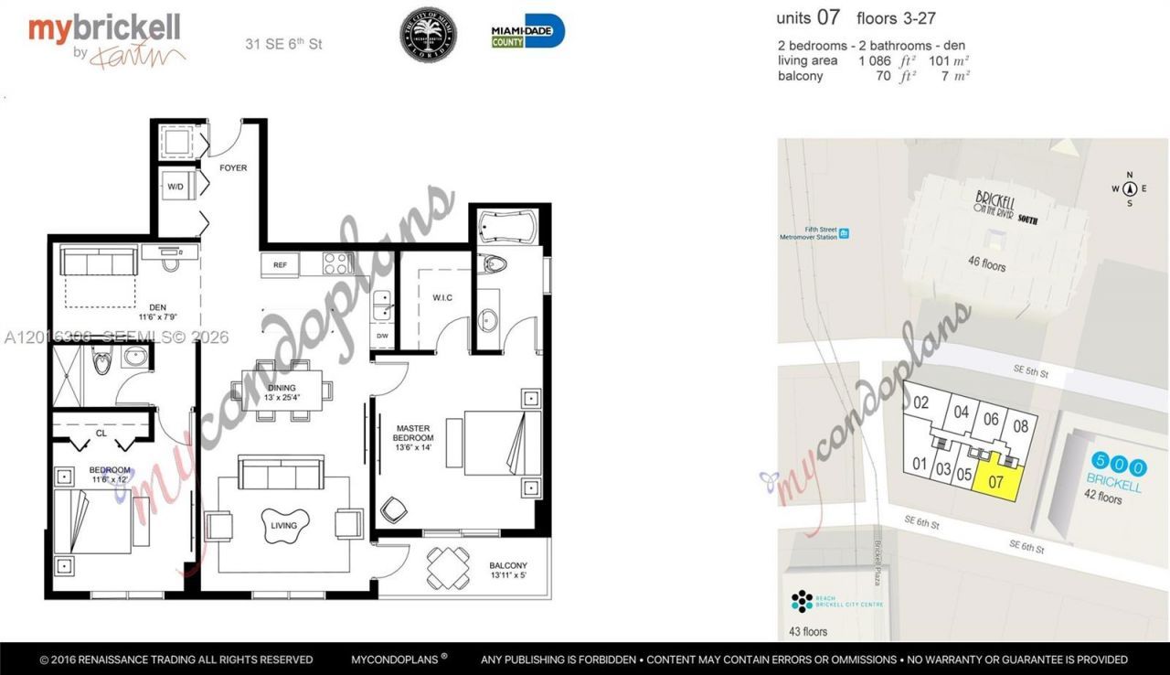 31 SE 6th St , Unit 2207, Miami, FL 33131 Photo