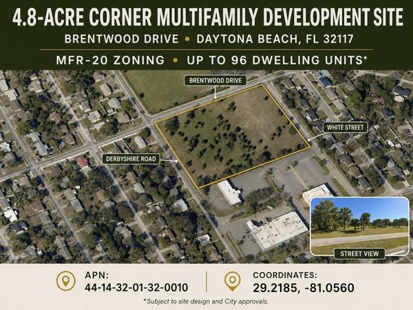 BRENTWOOD DRIVE, DAYTONA BEACH, FL 32117