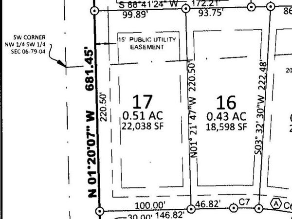 Lot 17 Meadows Subdivision Part 6 , West Branch, IA 52358