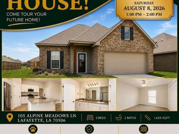 105 Alpine Meadows Lane, Lafayette, LA 70506