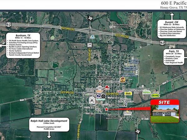 600 Pacific Street E, Honey Grove, TX 75446