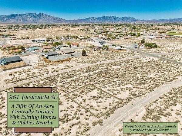 961 E Jacaranda Street , Pahrump, NV 89048