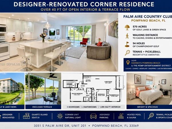 3051 S Palm Aire Dr , Unit 201, Pompano Beach, FL 33069