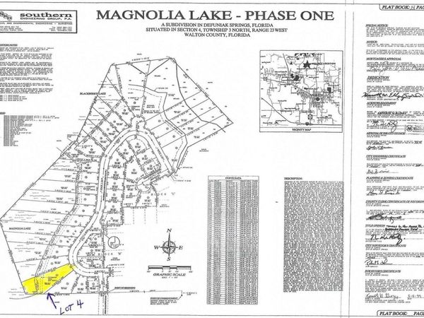 Lot 4 Magnolia Lake Drive, Unit Lot 4, DeFuniak Springs, FL 32433