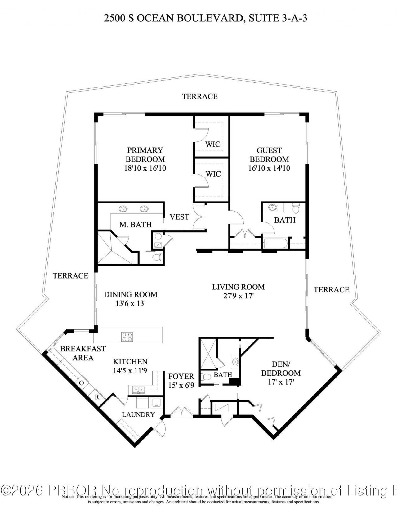 2500 S Ocean Boulevard, Unit 3A3, Palm Beach, FL 33480 Photo