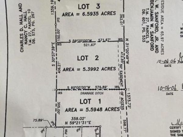 Lot 3 LONG POINT RD , HAGUE, VA 22469