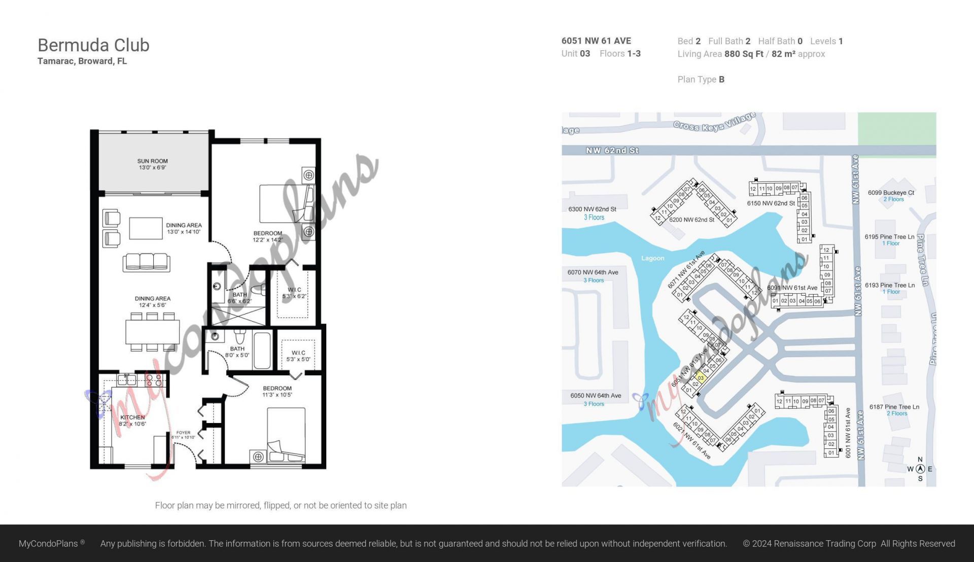 6051 NW 61st Avenue, Unit 103, Tamarac, FL 33319 Photo