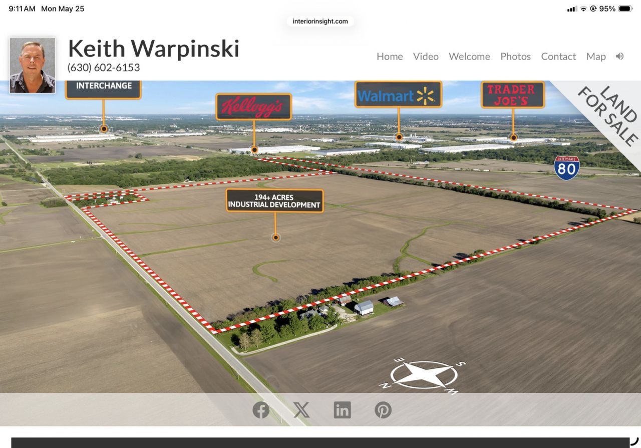 194 acres W Holt Road, Minooka, IL 60447