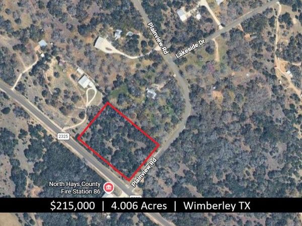 TBD Plainview RD, Wimberley, TX 78676