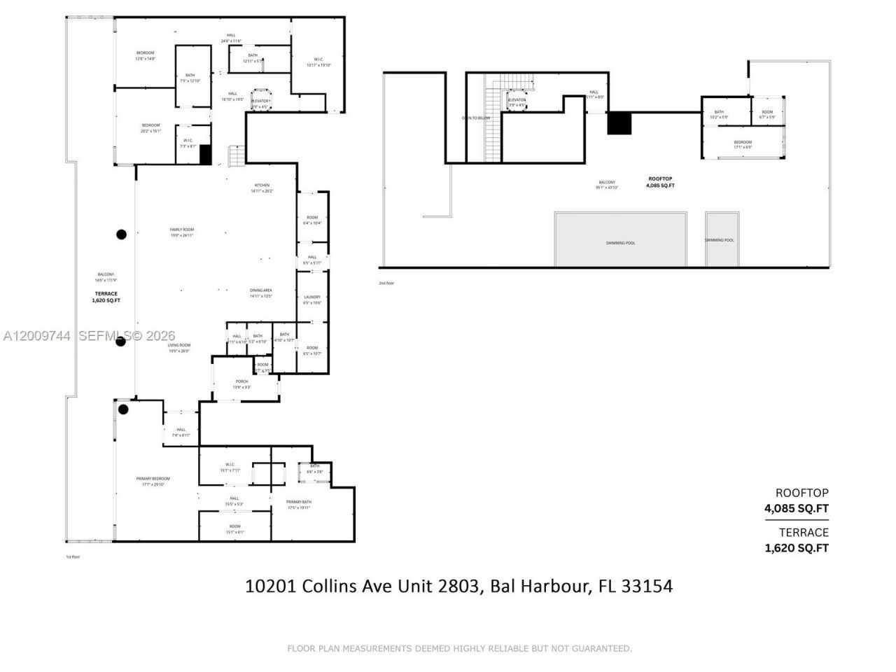 10201 Collins Ave , Unit UPH2803, Bal Harbour, FL 33154 Photo