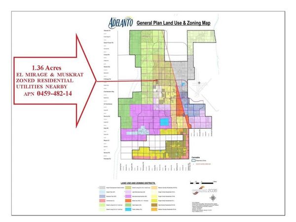 0 El Mirage & Muskrat 1.36acres Road, Adelanto, CA 92301