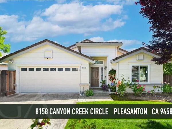 8158 Canyon Creek Circle, Pleasanton, CA 94588