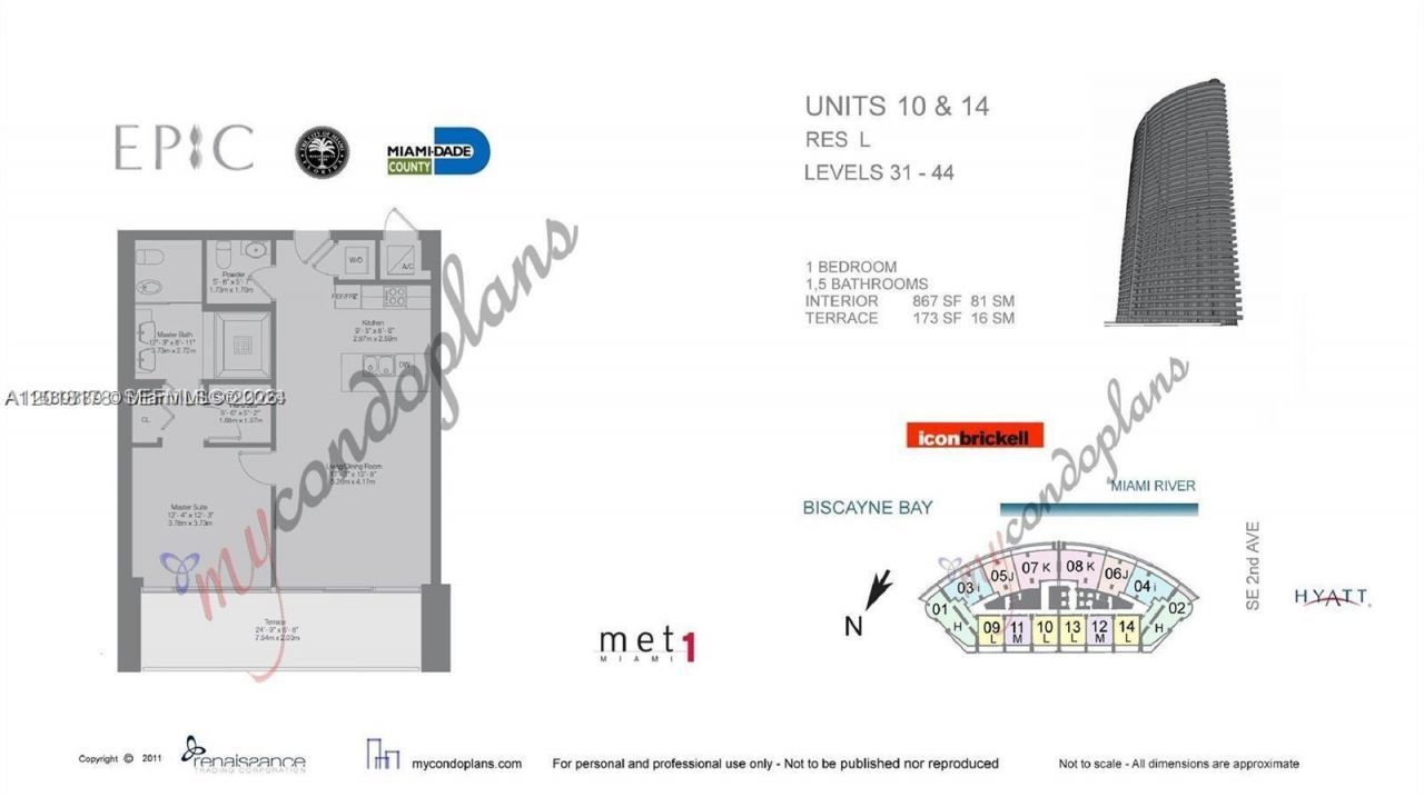 200 Biscayne Boulevard Way , Unit 3110, Miami, FL 33131 Photo