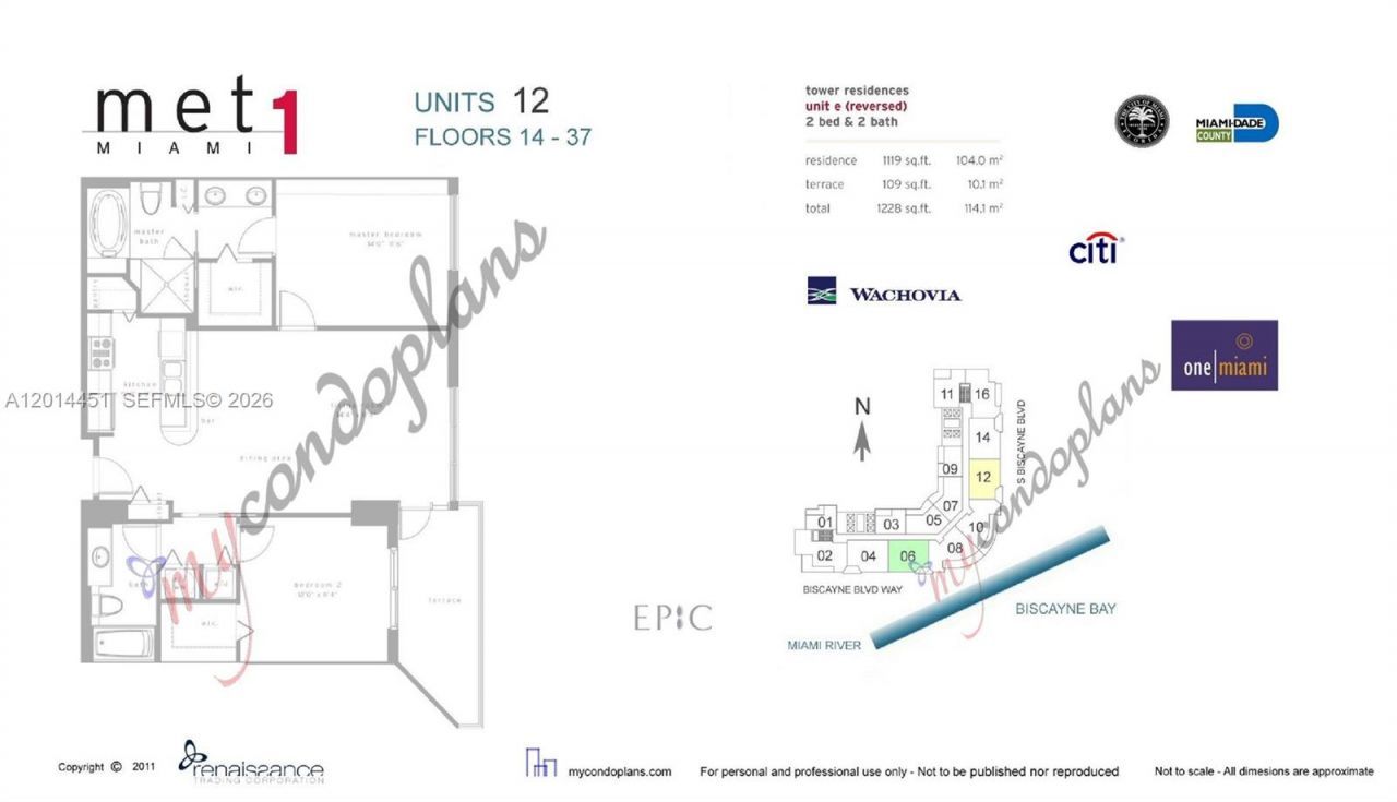 300 S Biscayne Blvd, Unit T-3212, Miami, FL 33131 Photo