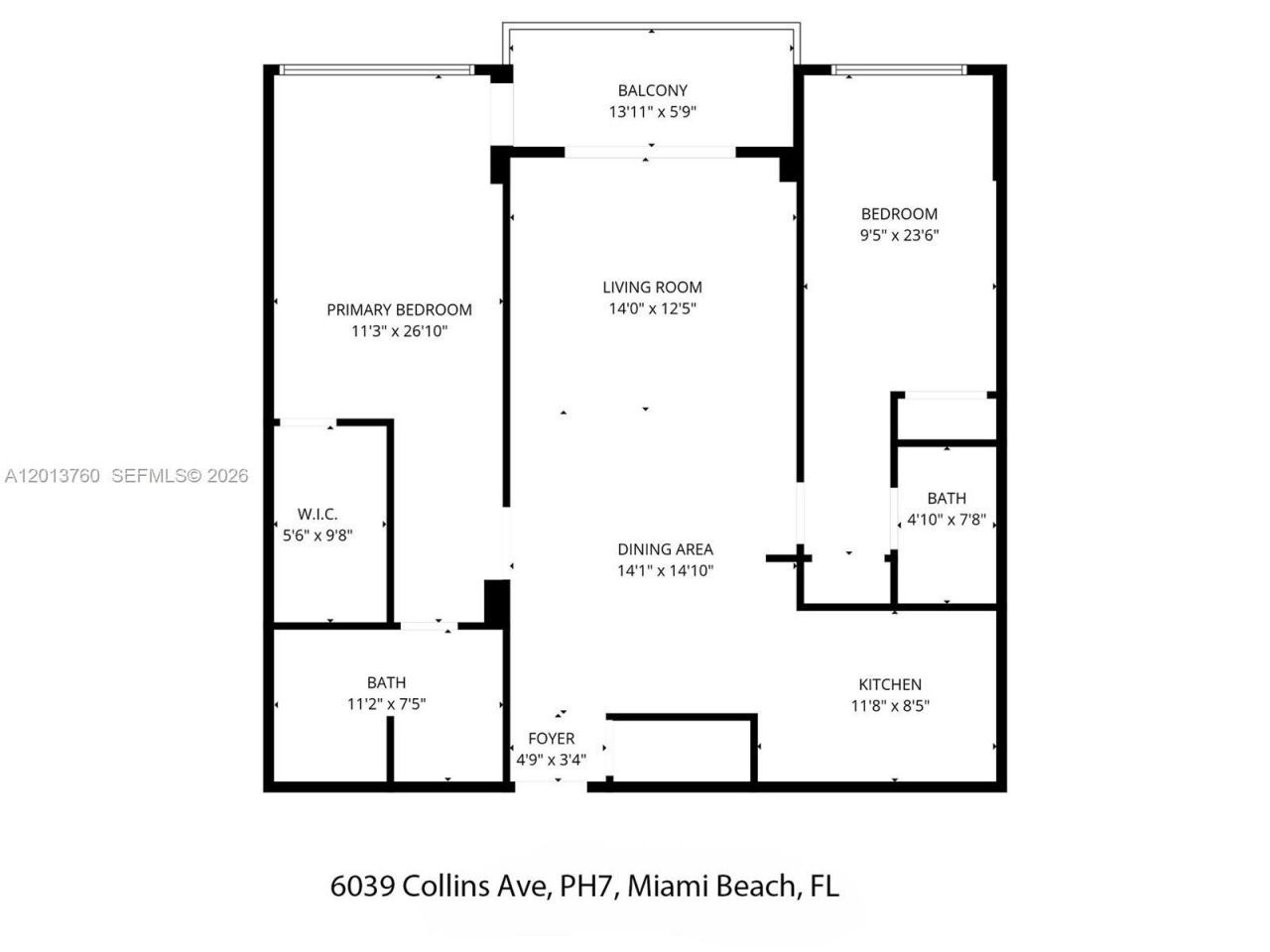 6039 Collins Ave , Unit PH7, Miami Beach, FL 33140 Photo