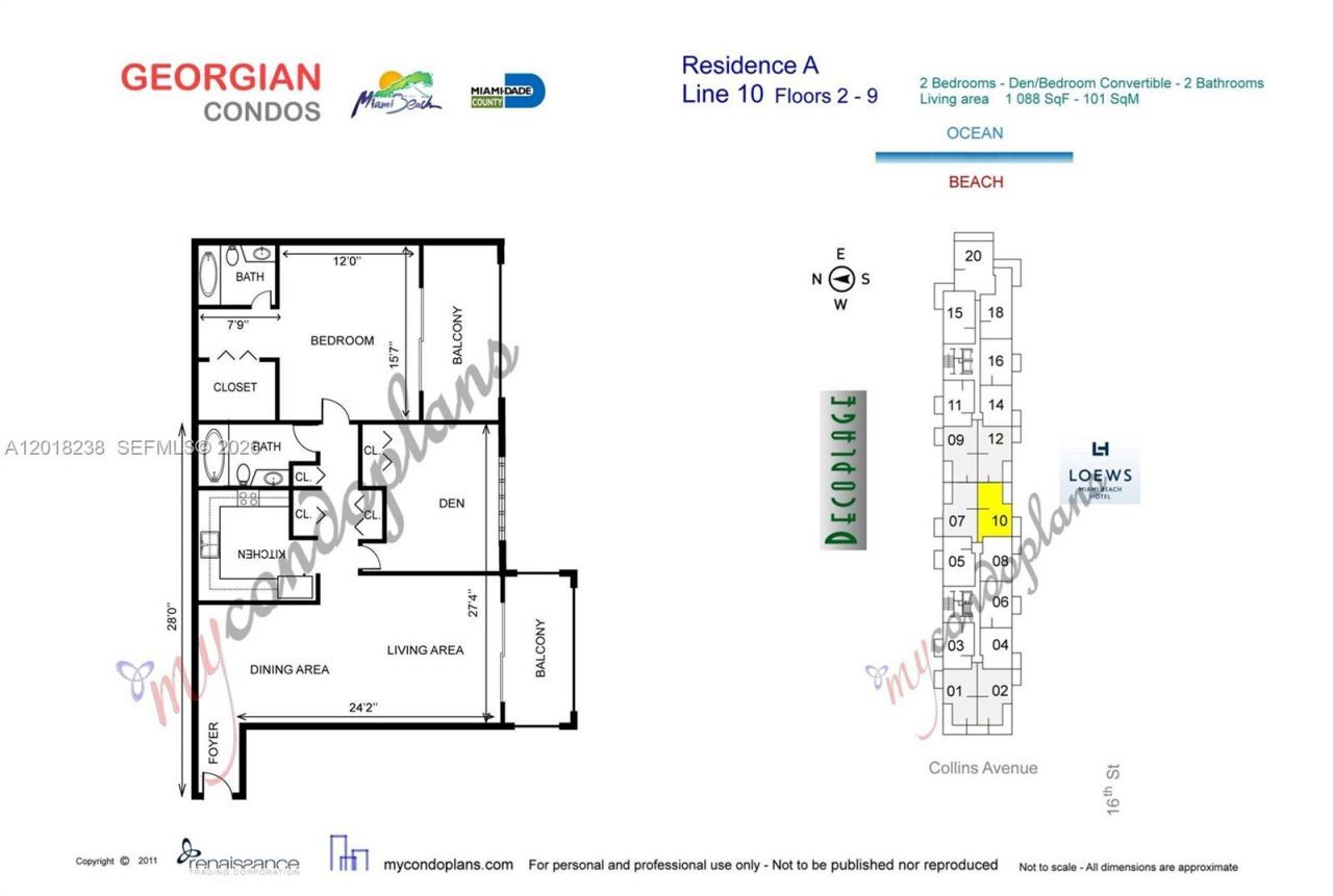 1621 Collins Ave, Unit 310, Miami Beach, FL 33139 Photo