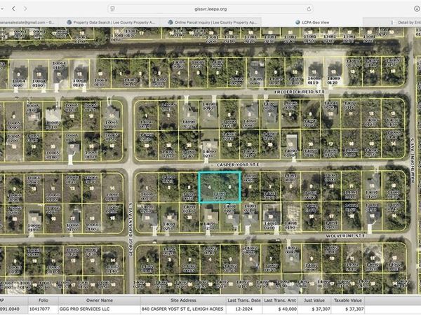 840 Casper Yost ST E, LEHIGH ACRES, FL 33974