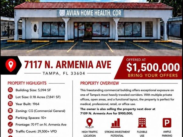 7117 N ARMENIA AVENUE, TAMPA, FL 33604