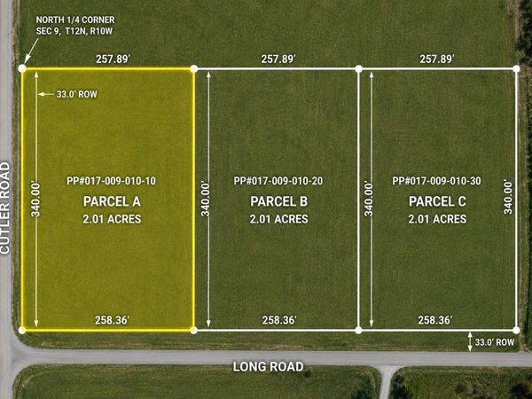 W Cutler Road Road, Unit V/L Parcel, Howard City, MI 49329