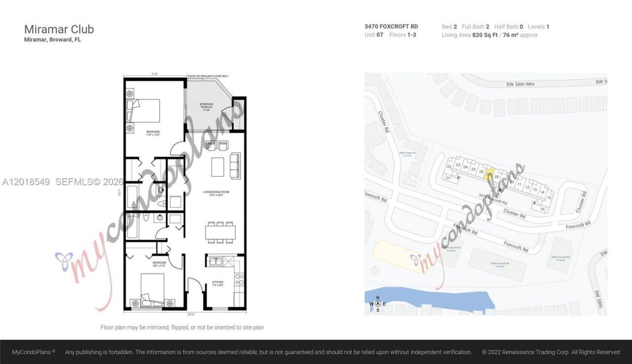3470 Foxcroft Rd, Unit 307, Miramar, FL 33025 Photo