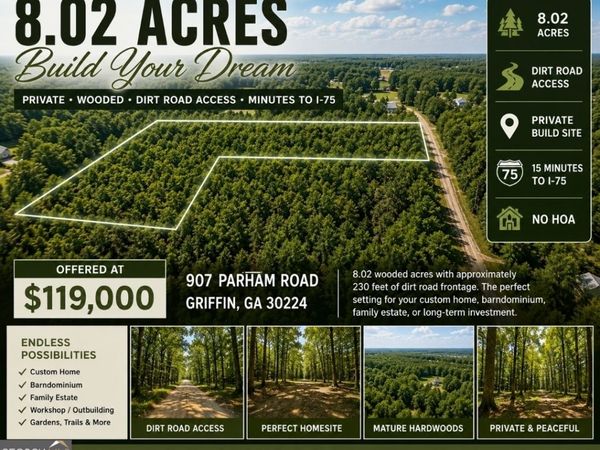 907 PARHAM Road, Griffin, GA 30224