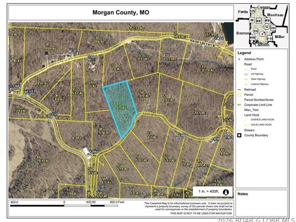 4.9 ac Critter Pass , Versailles, MO 65084
