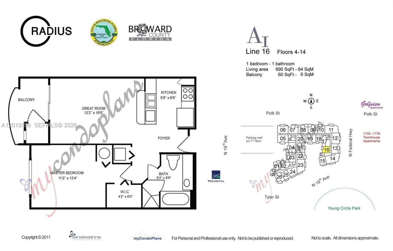 1830 Radius Dr , Unit 1116, Hollywood, FL 33020 Photo
