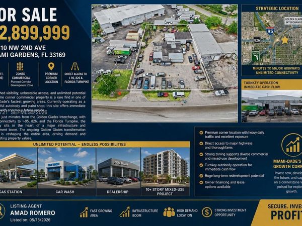 17410 NW 2nd Ave , Miami Gardens, FL 33169