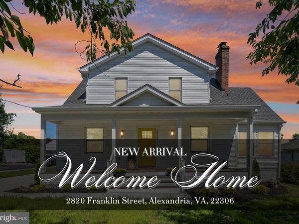 2820 FRANKLIN STREET , ALEXANDRIA, VA 22306