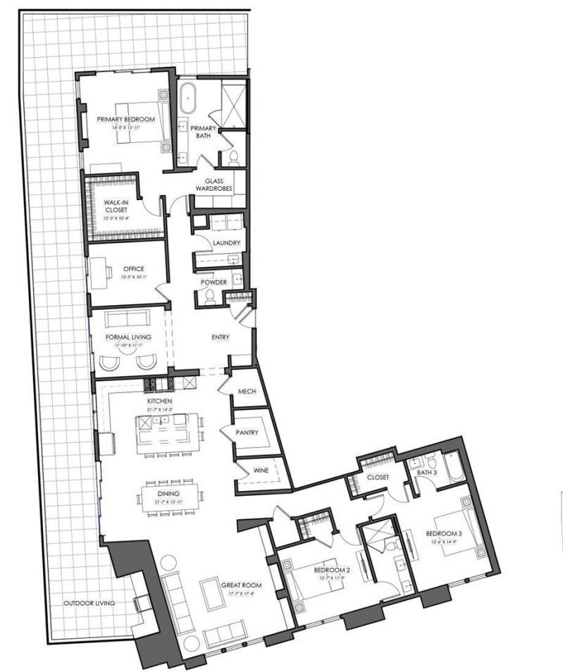 2129 Queens Road W, Unit 501, Charlotte, NC 28207 Main Photo