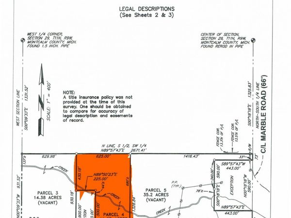 Parcel W Stanton Road, Unit Parcel 4, Pierson, MI 49339