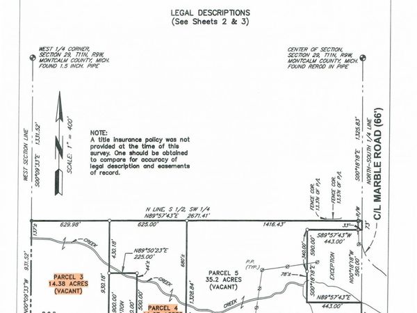 Parcel W Stanton Road, Unit Parcel 1-4, Pierson, MI 49339