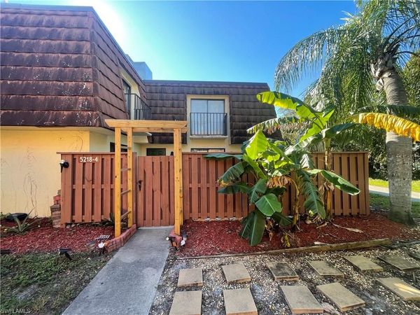 5218 Cedarbend DR , Unit 4, FORT MYERS, FL 33919