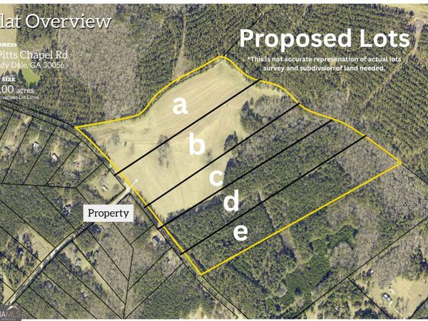 LOT D 0 Pitts Chapel Road, Monticello, GA 31064