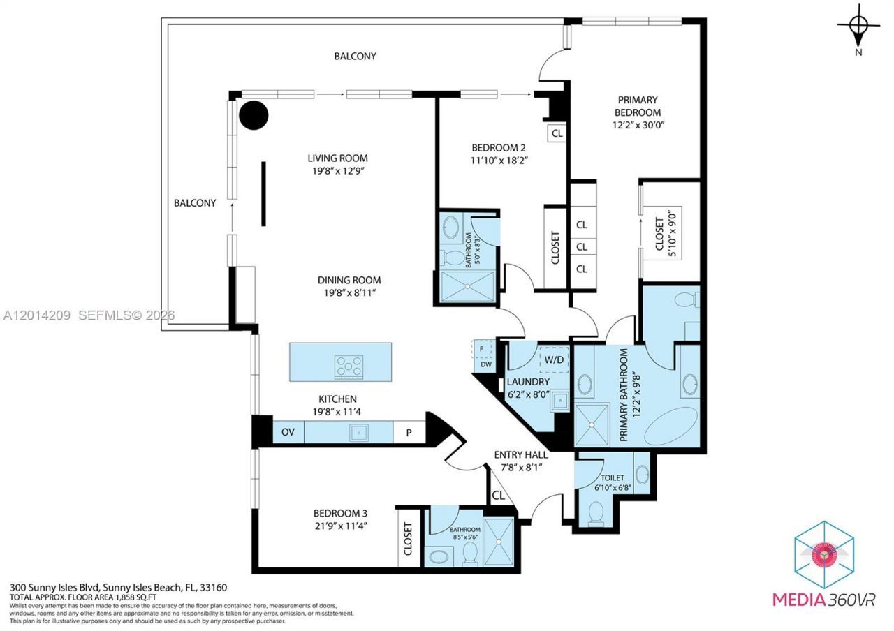 300 Sunny Isles Blvd, Unit 4-1902, Sunny Isles Beach, FL 33160 Photo